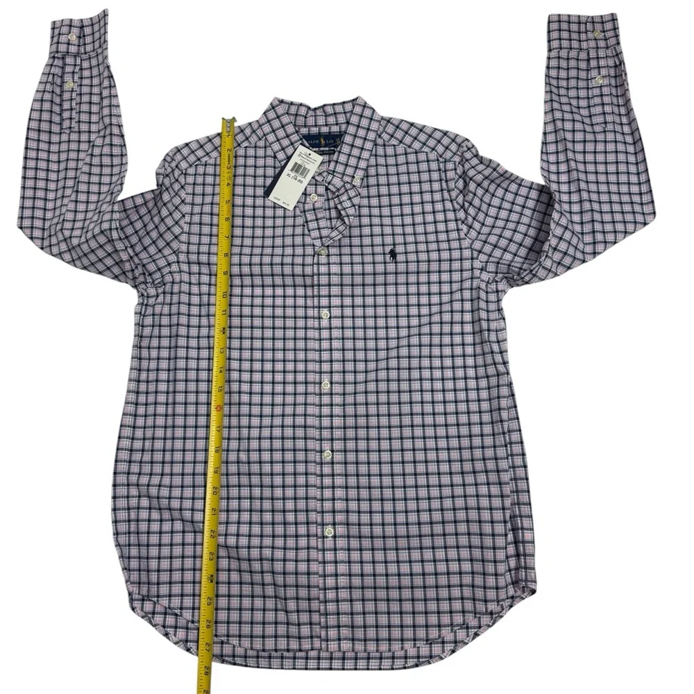 Ralph Lauren Natural Stretch button down shirt, BIG BOYS‎ , Size X-LARGE 18-20